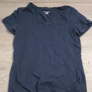 Amazon Essentials Navy V-Neck Tee